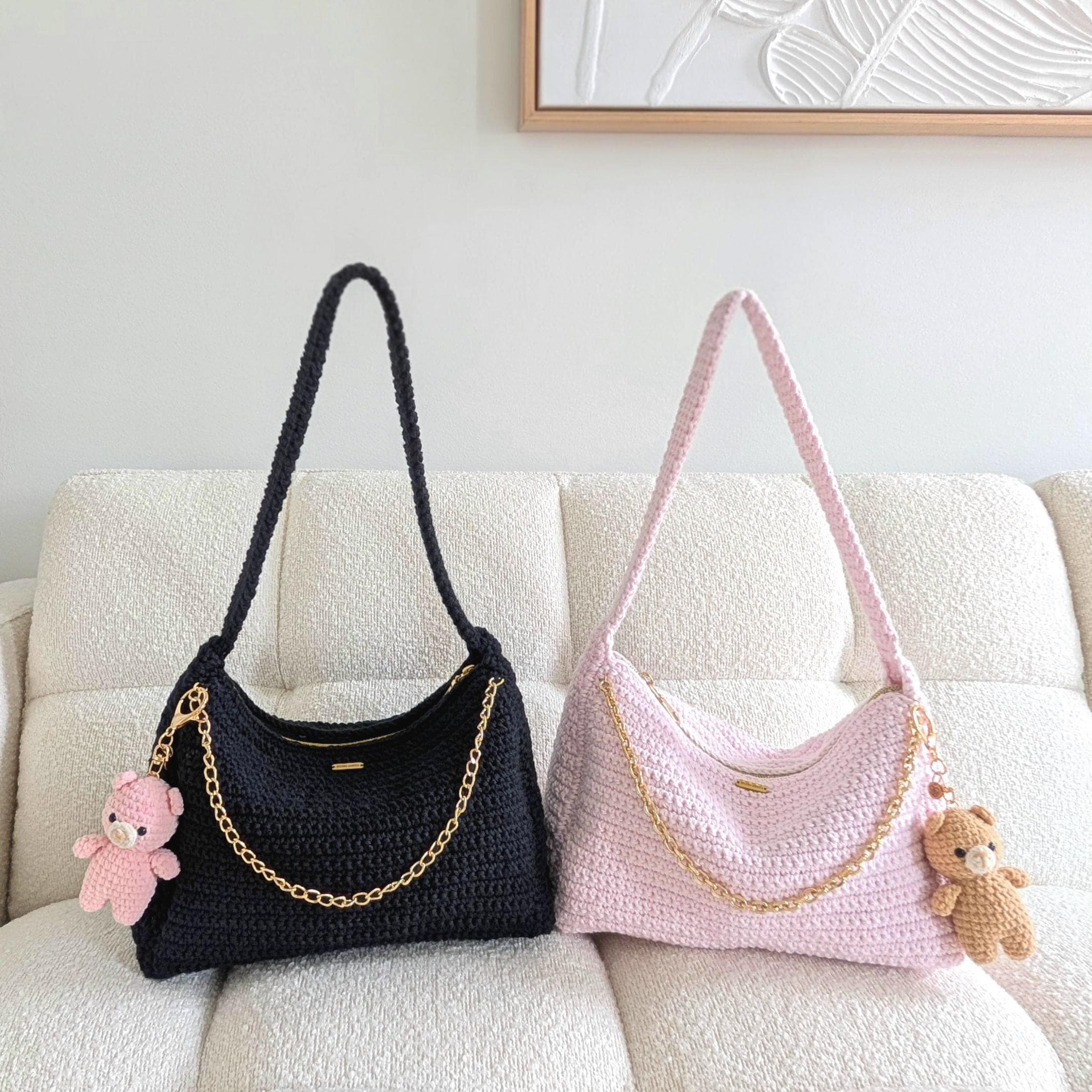 The Lumi Bag | Handmade Crochet Shoulder Hobo Bag